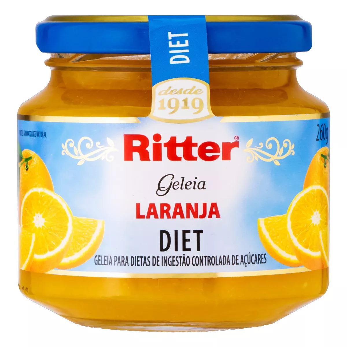 Diet Ritter Orange Jelly Jar 260g